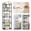 6 Tier Metal Storage Shelf Heavy Duty Shelving Unit for Kitchen Bathroom Laundry