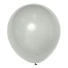 10 Pack | 18" Matte Pastel Silver Helium or Air Latex Party Balloons