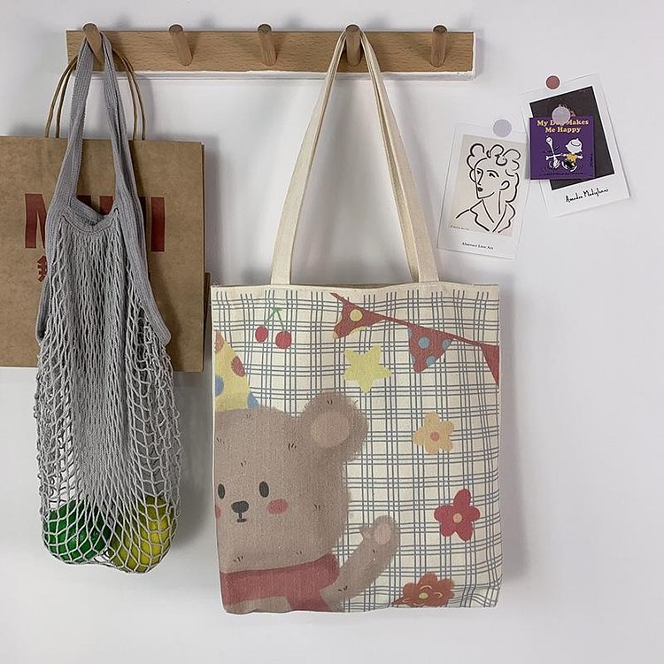 Happy Bear Tote Bag