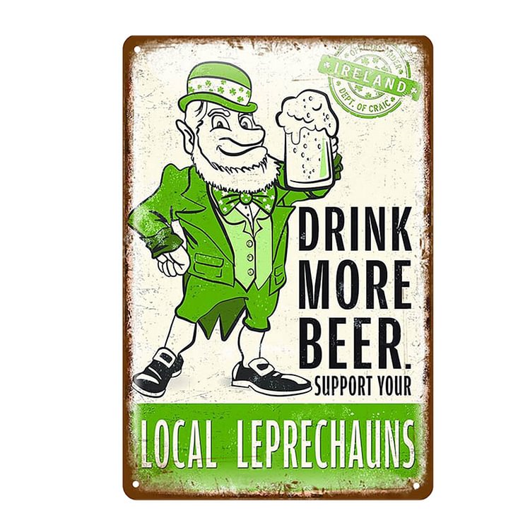 Beer - Vintage Tin Signs/Wooden Signs - 7.9x11.8in & 11.8x15.7in