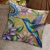 Flower Hummingbird-11CT Stamped Cross Stitch Pillowcase 45*45cm