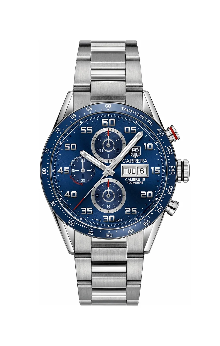Tag Heuer Carrera Chronograph Blue Dial Men's Watch CV2A1V.BA0738