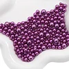 Flashing 3-8mm ABS Nonporous Pearls Colorful DIY Accessories