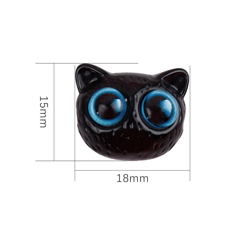 10 PCS/Package Arylic Cat Beads