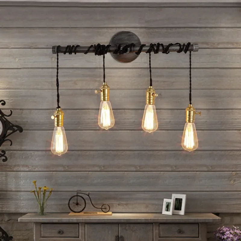 Industrial Hanging Bulb Metal Sconce JOSENART Josenart