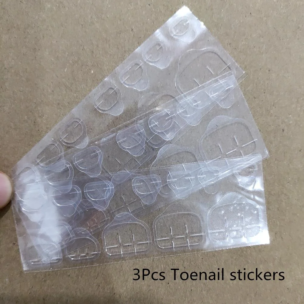 1/3/5/10/20 Sheets DIY Nail Art Double Sided Self Adhesive Sticker For Fake Nails Sticker Tape Glue Tool-Nail Inspo