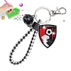 Diamond Painting PET Double Sided Football Club Keyring for Home Birthday Party Decor