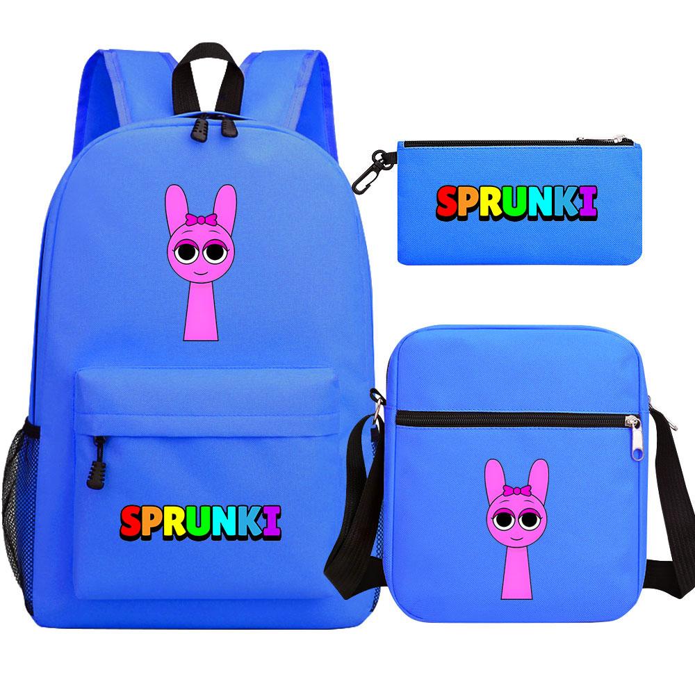 Mayoulove Sprunki Backpack Lightweight Design with Multiple Pockets for School or Outdoor Adventures-Mayoulove