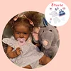 African American 20'' Handmade Vivienne Realictic and Lifelike Reborn Toddler Baby Doll Girl Best Gift Ideas - RBBI-Myrebornbabydoll&reg; Myrebornbabydoll&reg;