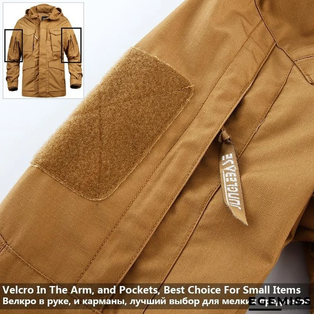 Brand Military Camouflage Male clothing US Army Tactical Men's Windbreaker Hoodie Field Jacket Outwear | EGEMISS