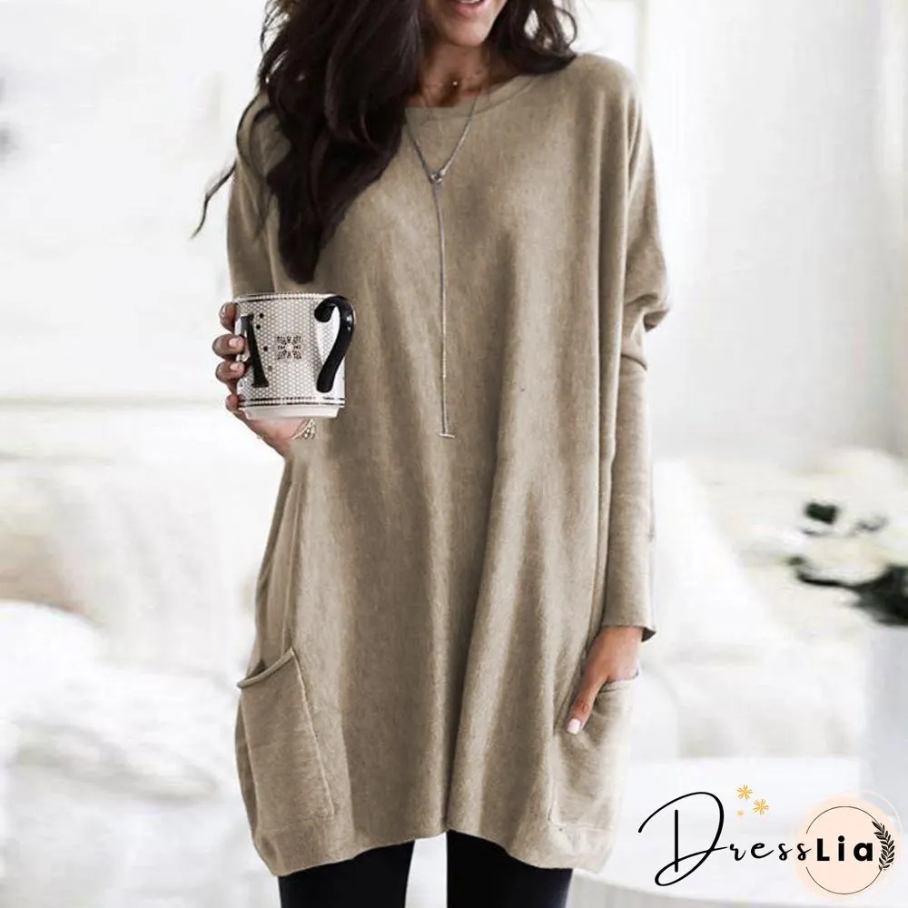 Women Dandelion Pattern Loose Top