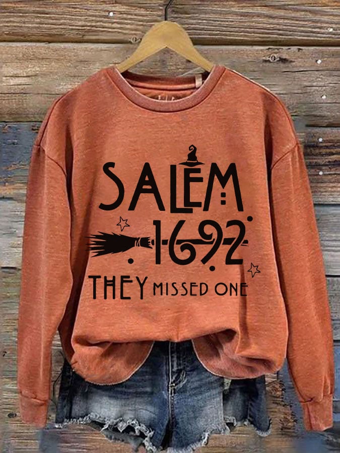 Women's 1692 They Missed One Salem Witch Sweatshirt