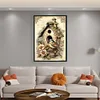 (Big Size) Vintage Poster Bird'S Nest - 11CT Stamped Cross Stitch 40*60cm/15.75*23.62in