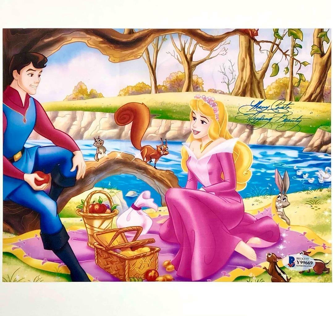 Mary Costa autograph Aurora signed Sleeping Beauty 8x10 Photo Poster painting BAS COA Beckett