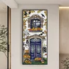 (Counted/Stamped)Halloween Balcony-14CT Cross Stitch 20*45cm/7.87*17.72in