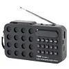 Mini Portable FM Radio BT Wireless Speakers Solar Charging FM Radio Receiver