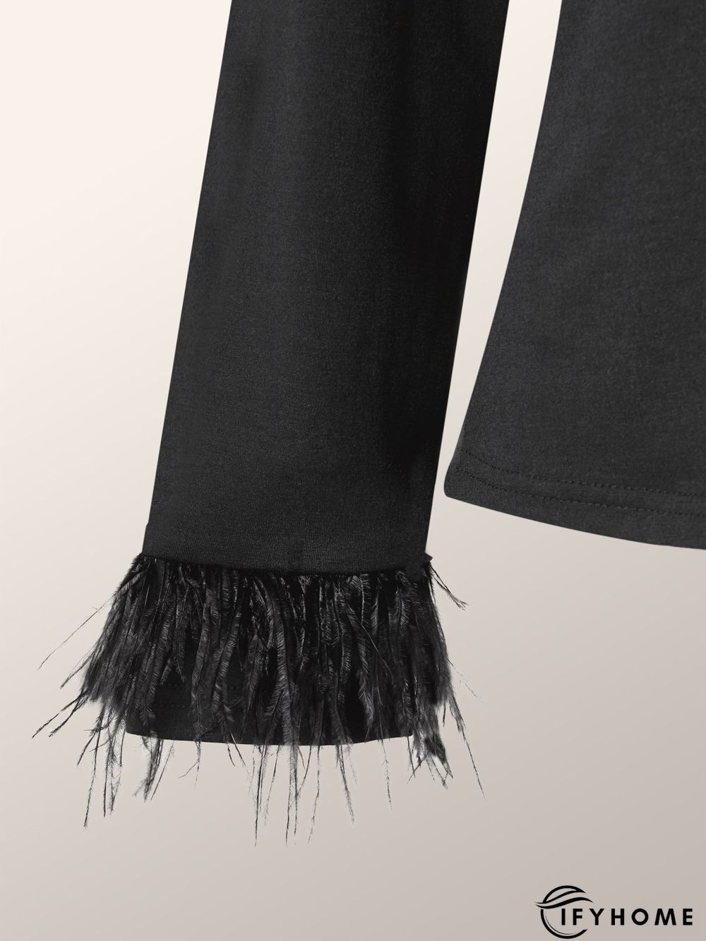 Casual Simple Elegant Crew Neck Simple Plain  Top | IFYHOME