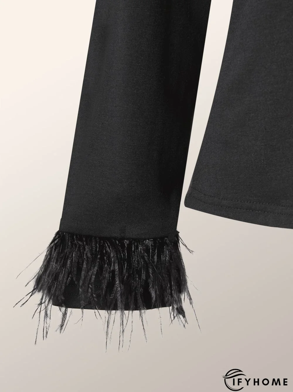 Casual Simple Elegant Crew Neck Simple Plain  Top | IFYHOME