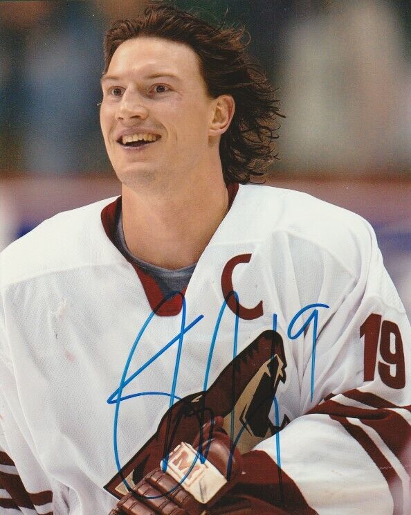 SHANE DOAN SIGNED PHOENIX COYOTES 8x10 Photo Poster painting #1 Autograph ARIZONA