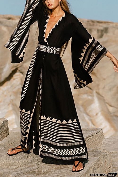 Bleachbohemian Wrap Kimono Robe