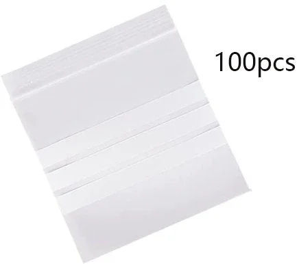 100pcs Writable Dense Ziplock Bag Sealed to Protect Thick Diamond Painting Bag