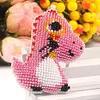 Bead Embroidery - Dinosaur Beaded Counted Cross Stitch Keyring