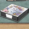 (US Local)Cat Diamond Painting Memo Pad Holder with 160 Sheets of Paper for DIY Art Craft
