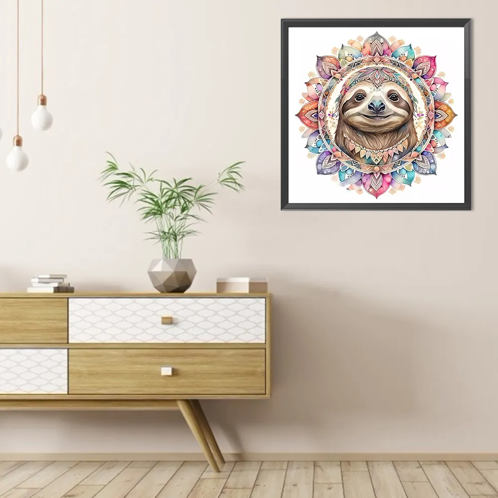 Diamond Painting - Full Square Drill - Sloth(Canvas|35*35cm)