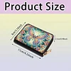 2pcs Butterfly Pattern Diamond Painting Fashion Card Holder Compact Coin Purse