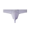 Men's Ice Silk Thongs Underwear Bulge Enhancing Pouch G String T Back Seamless Bikini