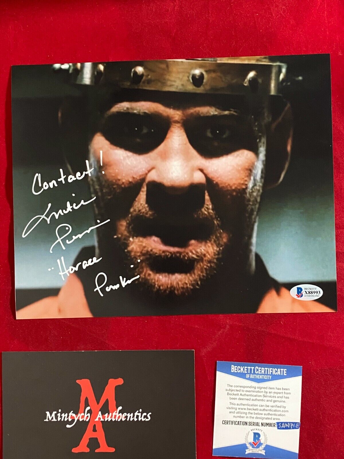 MITCH PILEGGI AUTOGRAPHED SIGNED 8x10 Photo Poster painting! SHOCKER! BECKETT COA! HORACE PINKER