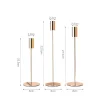 Simple 3PCS Candle Sticks Set Home Wedding Table Decor
