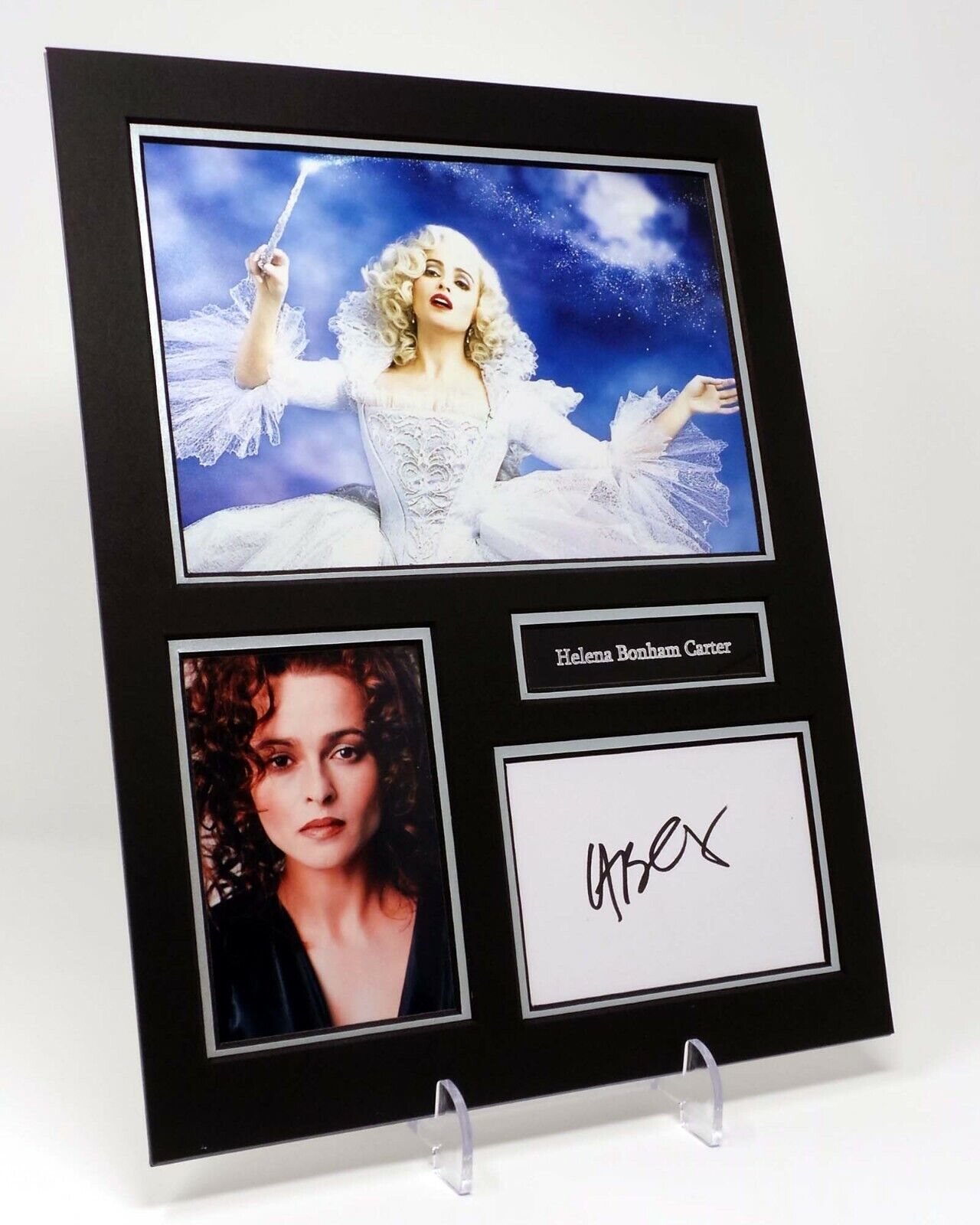 Helena BONHAM CARTER Signed Mounted Photo Poster painting Display AFTAL COA