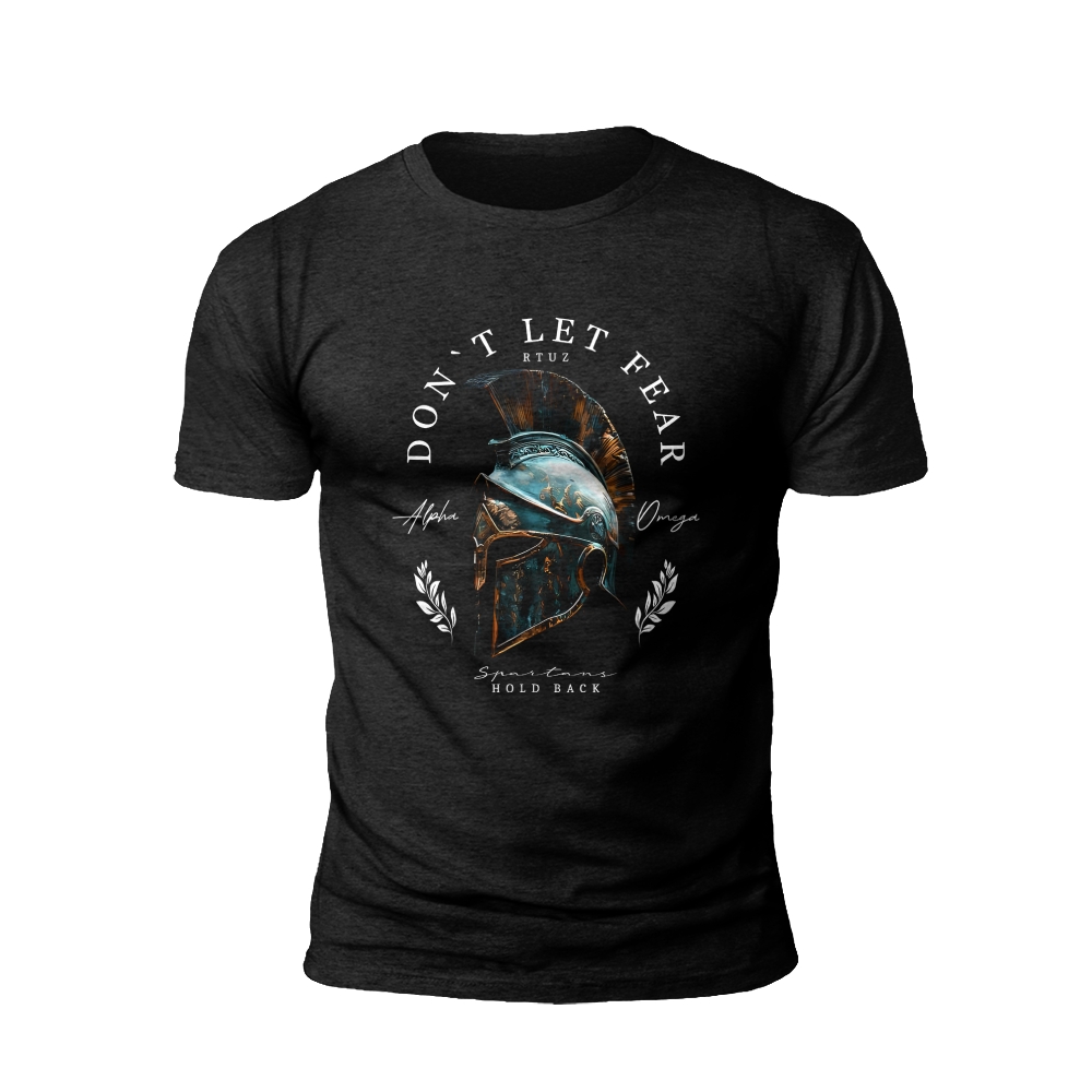 Ancient Valor: The 'Spartan Warrior' T-Shirt