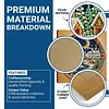 Christmas Eve Framed Pearl Painting Kit 25x25cm for Adults