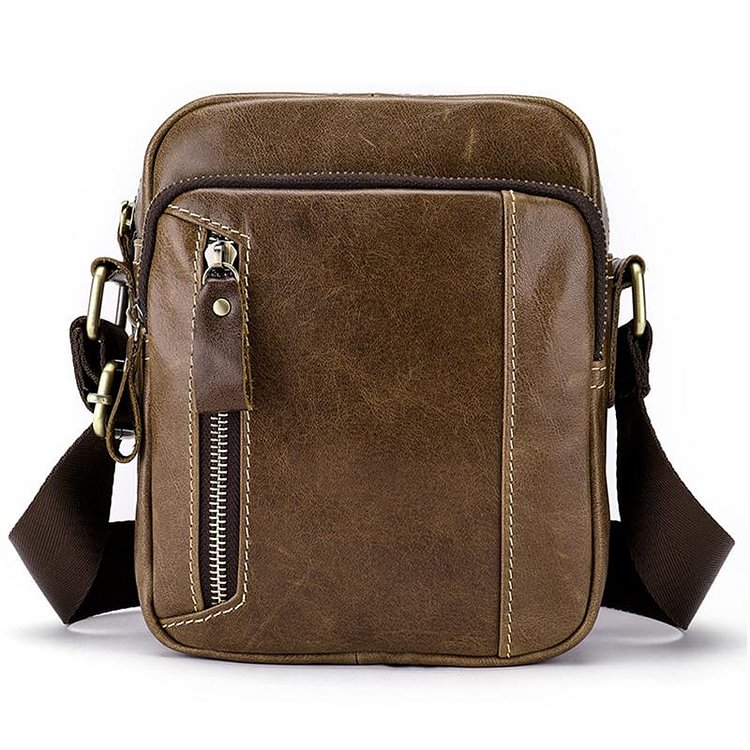 Men's Casual Zipper Crossbody Packs Shoulder Bag With Large Capacity