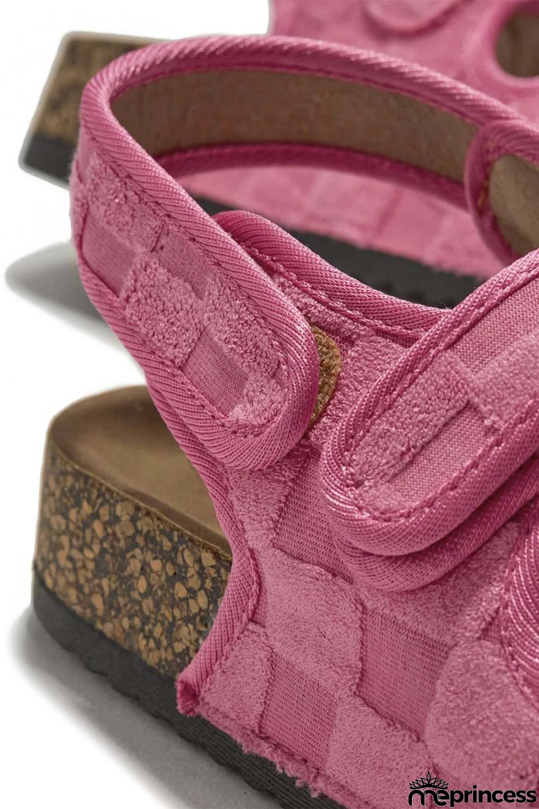 Solid Color Velcro Straps Flatform Sandals