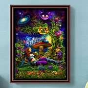 Alice In Wonderland 30*40CM(Canvas) Full Round Drill Diamond