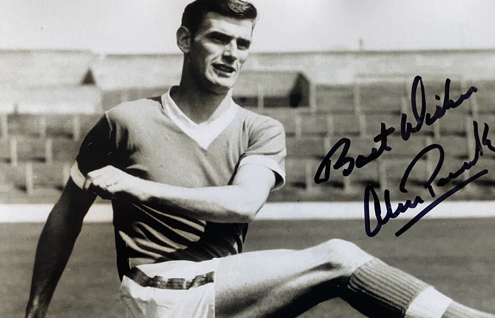 Alan Peacock Genuine Hand Signed Middlesbrough 6X4 Photo Poster painting