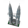 Moc The Petronas Towers 1:800 Scale
