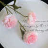 Macaron Pink Purple 3 Heads Carnation Ranunculus Artificial Flower