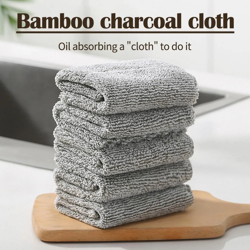 (🎅Christmas Hot Sale- 50% OFF) Bamboo Charcoal Microfiber Cloth
