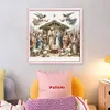 Nativity-11CT Stamped Cross Stitch 45*45cm/17.72*17.72in tapestrymarket