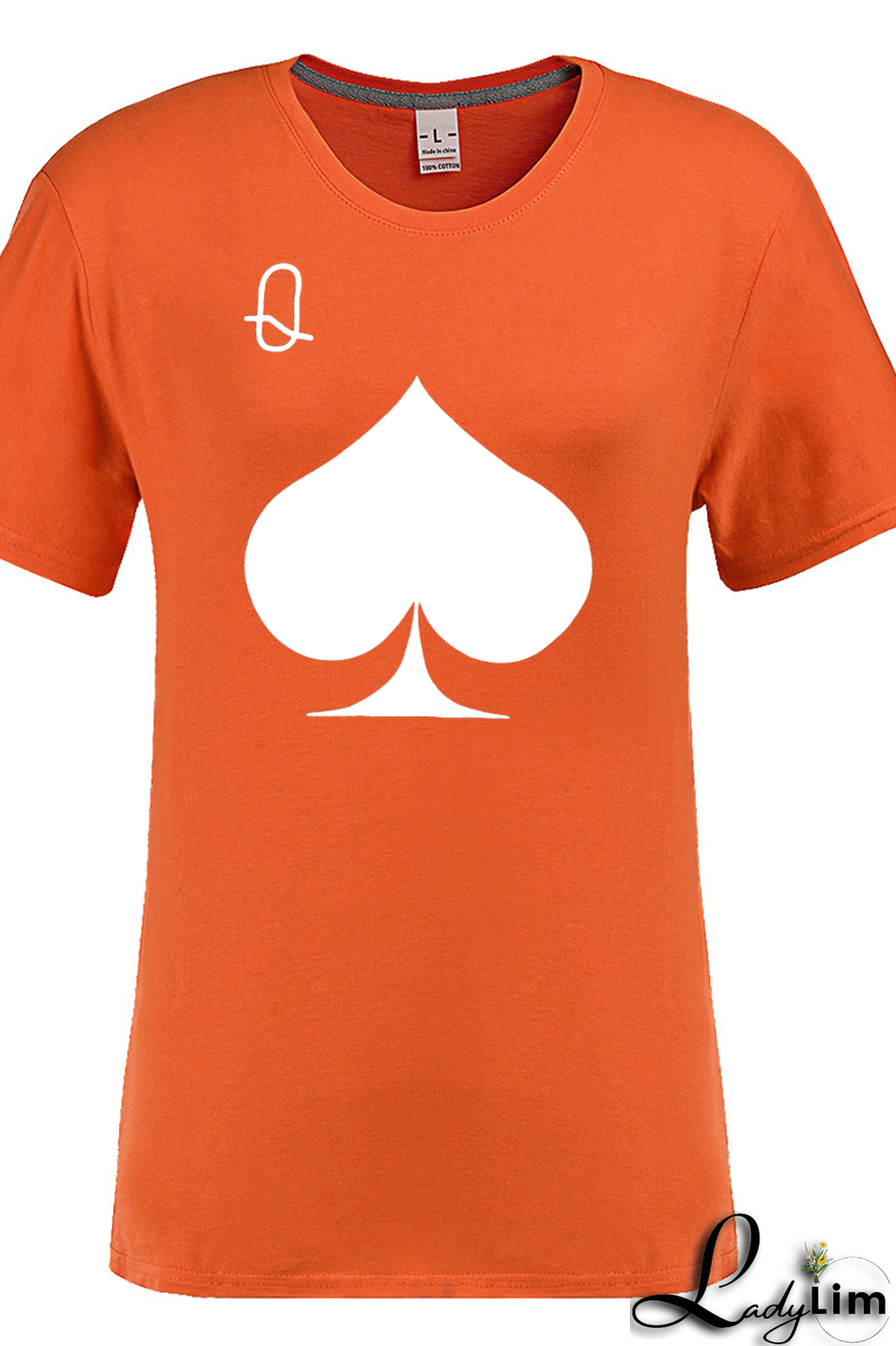 Navy Blue Fashion Casual Print Split Joint O Neck T-Shirts