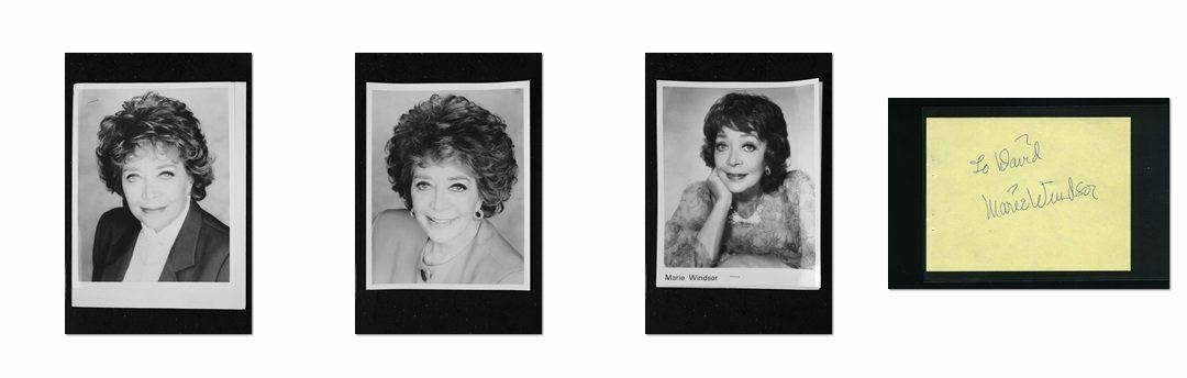 Marie Windsor - Signed Autograph and Headshot Photo Poster painting set - The Jungle