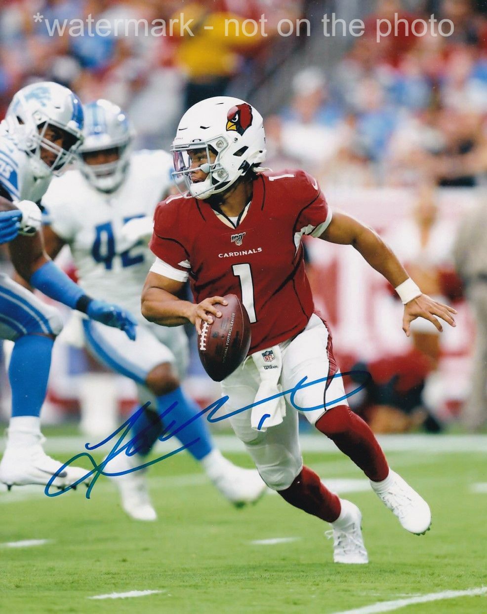 KYLER MURRAY SIGNED AUTOGRAPH 8X10 Photo Poster painting SOONERS ARIZONA CARDINALS