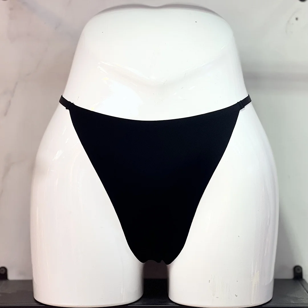 Athvotar Athvotar Ice Silk Scarless Lady Thong Diamond With Female Thong Trousers T-Pants Large Thong Trousers