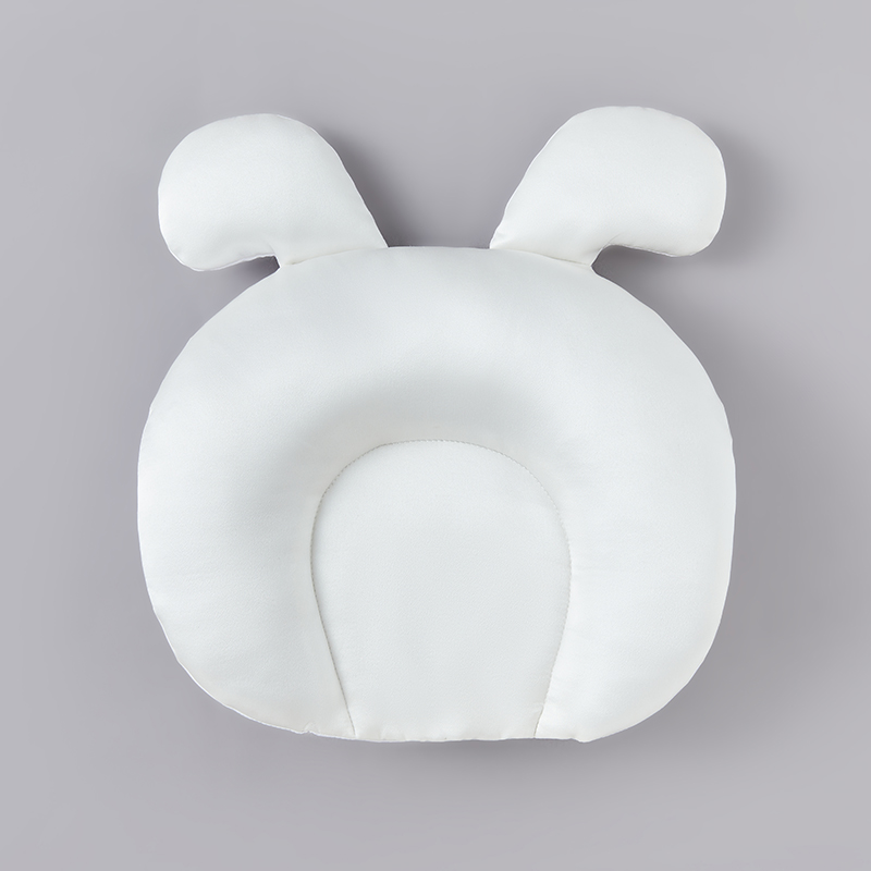 Cute Ears Baby Single Side Silk Pillow Stereotyped White Silk Pillow