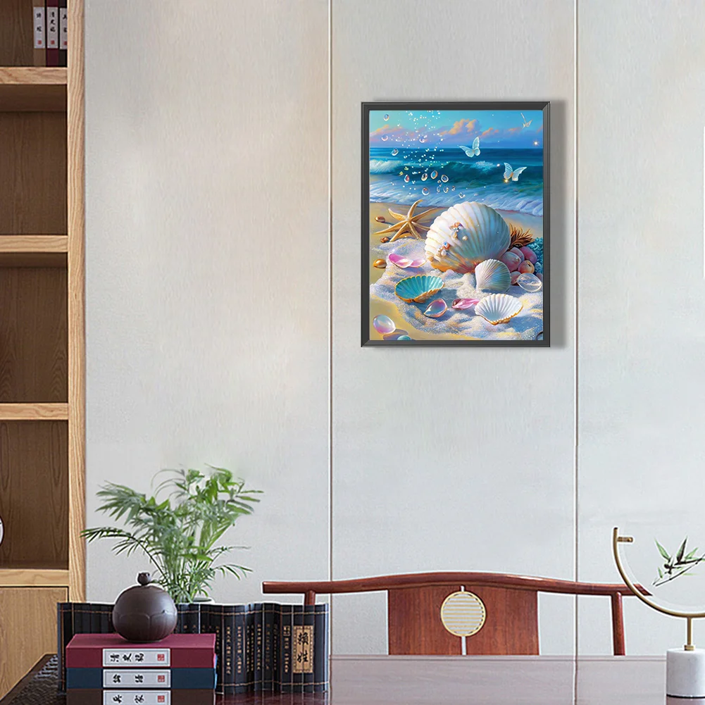 Diamond Painting - Full Round Drill - Beach(30*40cm)