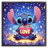 Stitch'S Love Under The Stars-11CT Stamped Cross Stitch 40*40cm/15.75*15.75in